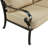 54.4'' Wide Straight Aluminum Loveseat with Cushions