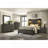 Brown Queen Bed With Lights