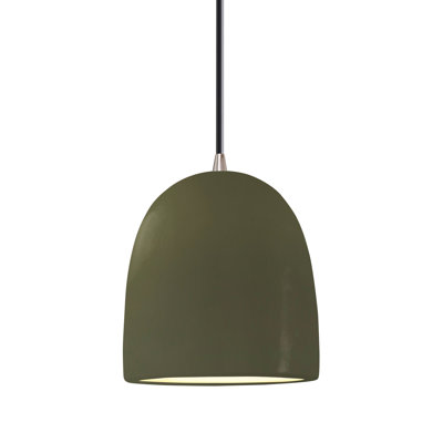 Radiance - grand luminaire suspendu en forme de cloche - cordon noir