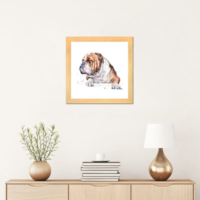 "English Bull Dog I" par Edwatercolours-impression