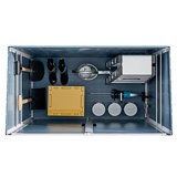 Outdoor Storage Shed, Waterproof Resin Cabinet With Lockable Doors, Entryway Cabinet