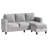 76.4'' Upholstered Sofa Chaise-1235360809
