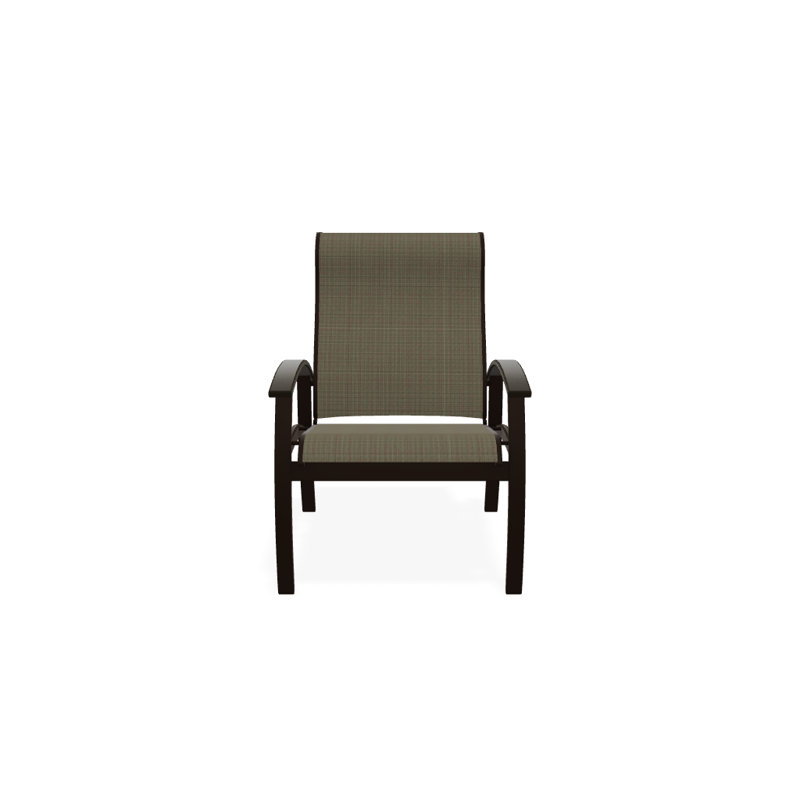 Chaise de patio Askar, Kona texturé, Beachwood, Tweed Sunbrella® brun