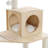 56.3-Inch Wooden Multi-Level Sisal Covered Large Cat Tree