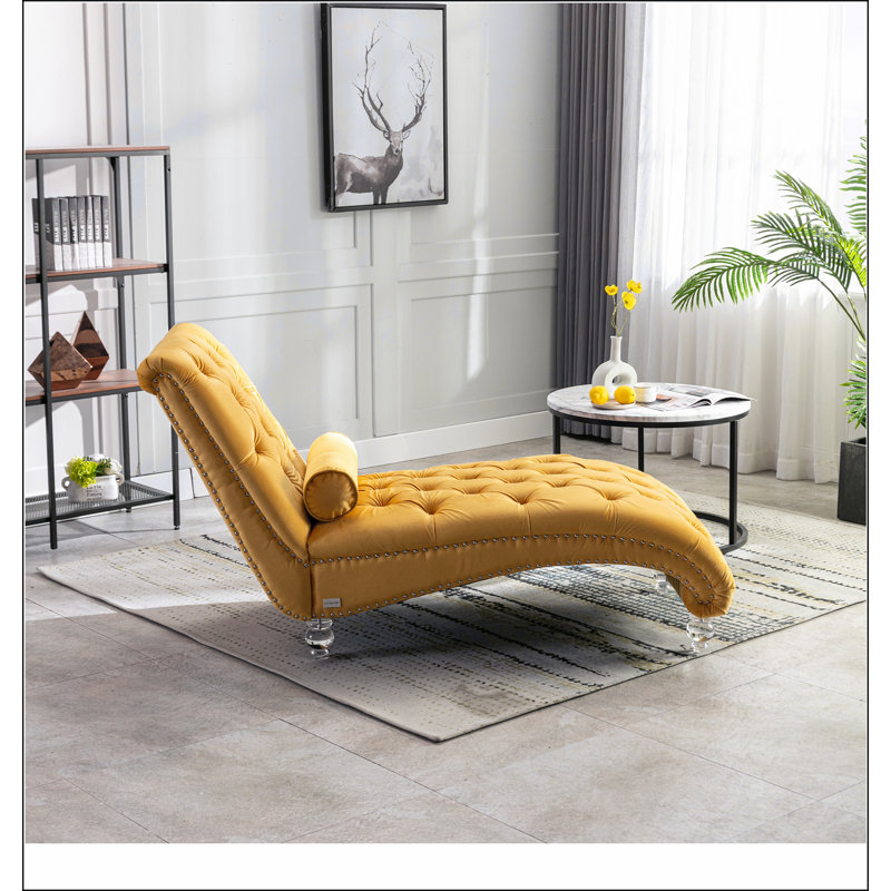 Méridienne Velvet, Moutarde