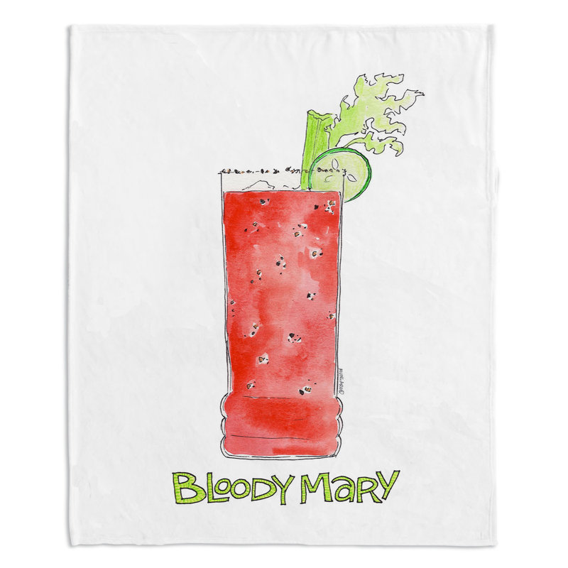  Couverture cocktail Mary sanglante, 51 po x 60 po