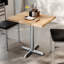 Plateau de table rectangulaire en bois massif avec base en X-1832549396-1832549403-1832549400