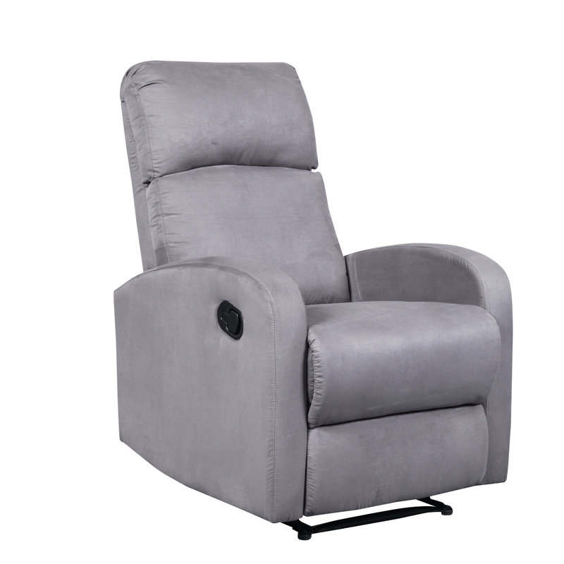 Fauteuil inclinable manuel moderne de 26 po de largeur Modern Home, Gris