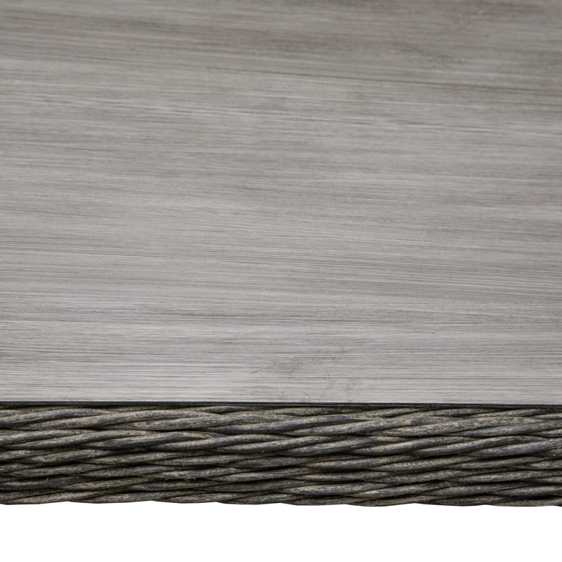 Jarl Rectangular Wicker Outdoor Dining Table , 229cm cm W 108cm cm D