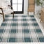 Tapis turquoise / crème intérieur / extérieur Sabine-711419440
