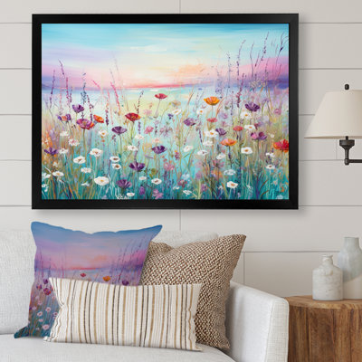 Fleurs sauvages Meadows II sur toile