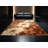 Machine Washable Ortmund Poinsettia Ornate Glam Floral Rug in Brown – Binding-1744473290