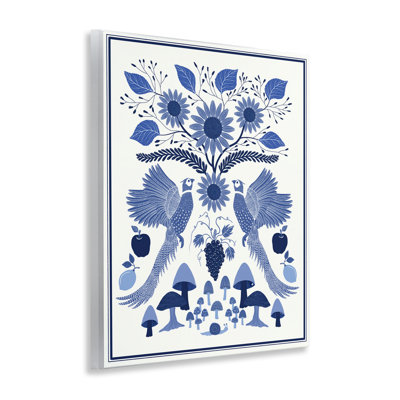  "Woodland Blue Folk", art mural par Darlene Seale