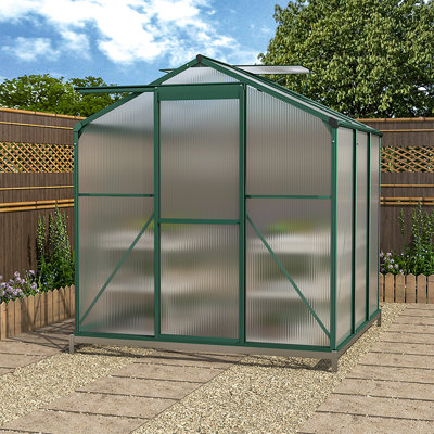 Ector 6.5 Ft W X 6.5 Ft D Hobby Greenhouse