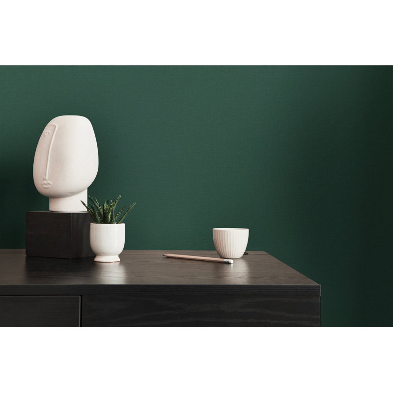 Rahnuma 10.05m x 53cm Matte Double Roll,  Dark Green