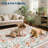 Washable Vintage Floral Hallway Runner Rug, Non-Slip, Stain-Resistant, 2x6 for Kitchen, Laundry & Bathroom - Black-604852432