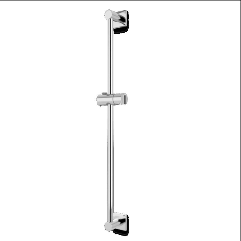 Barre coulissante avec écussons carrés, Chrome