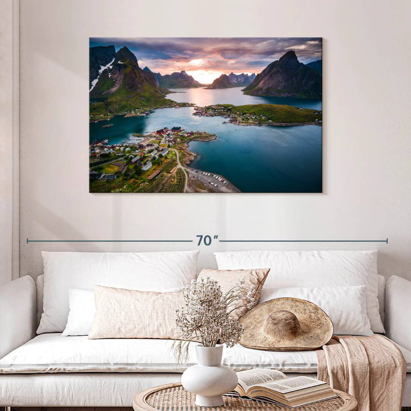 Ravi Lofoten Archipelago Islands, 30" H x 45" W
