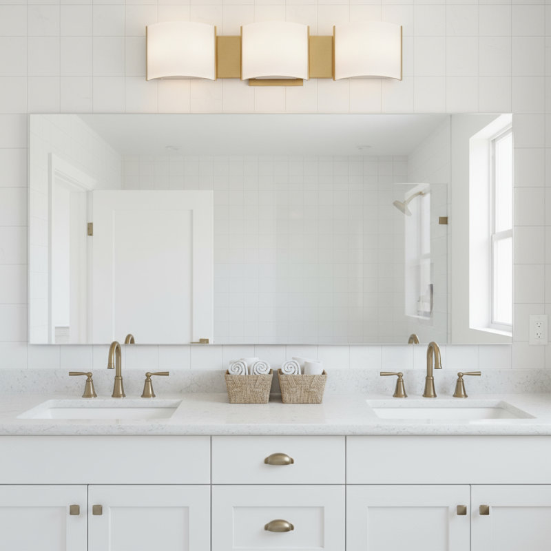Caprica 3 - Light Dimmable LED Vanity Light, Gold