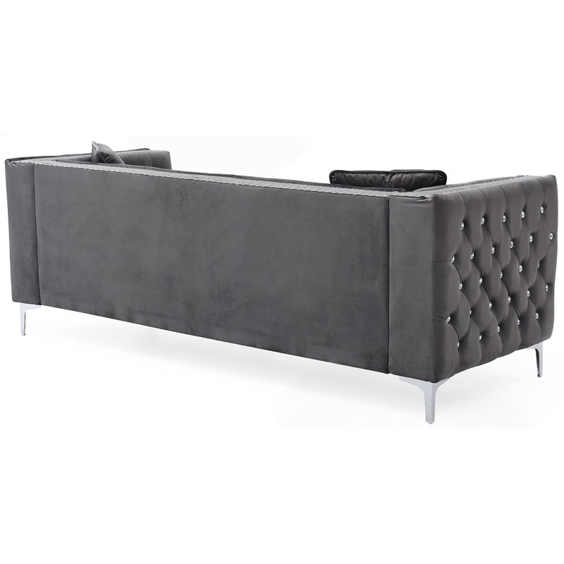 Canapé rembourré Glory Furniture Paige, Gris