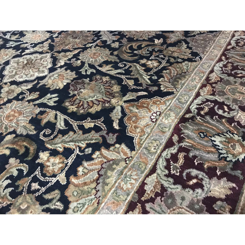 Wool Oriental Area Rug, Rectangle 6'2" x 9'1"