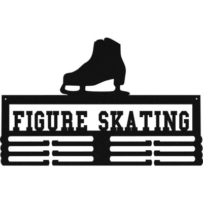 Figure Skater Medal Holder Wall Décor