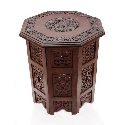 Solid Wood Accent End Table