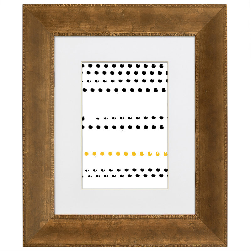 Cadre photo simple en bois, Cuivre / noir, 11 po x 17 po emmêlé à 8 po x 12 po