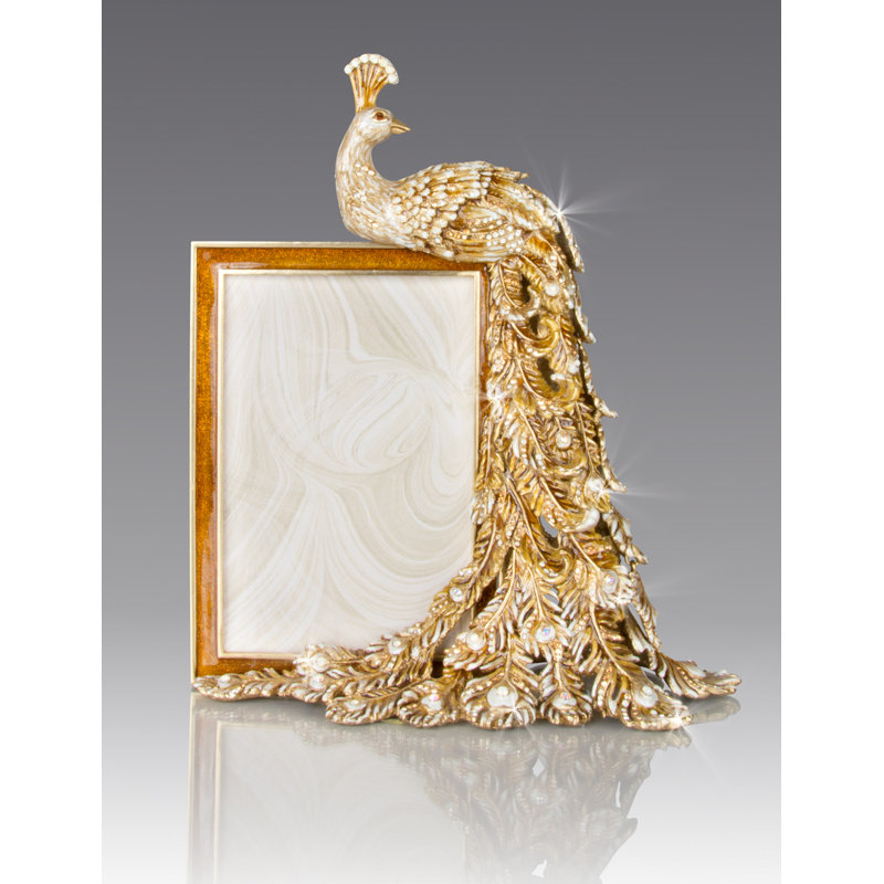 PEACOCK COLLECTION Metal Picture Frame