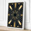 Gilded Sunburst Art Deco - Wrapped Canvas-936076864-936076877