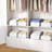 Fabric Storage Bins For Closet Organization - 6 Pack Trapezoid Closet Organizer Baskets With Handles, Foldable Shelf Bins For Clothes, Toys, Towels, And Home Essentials-2111951923