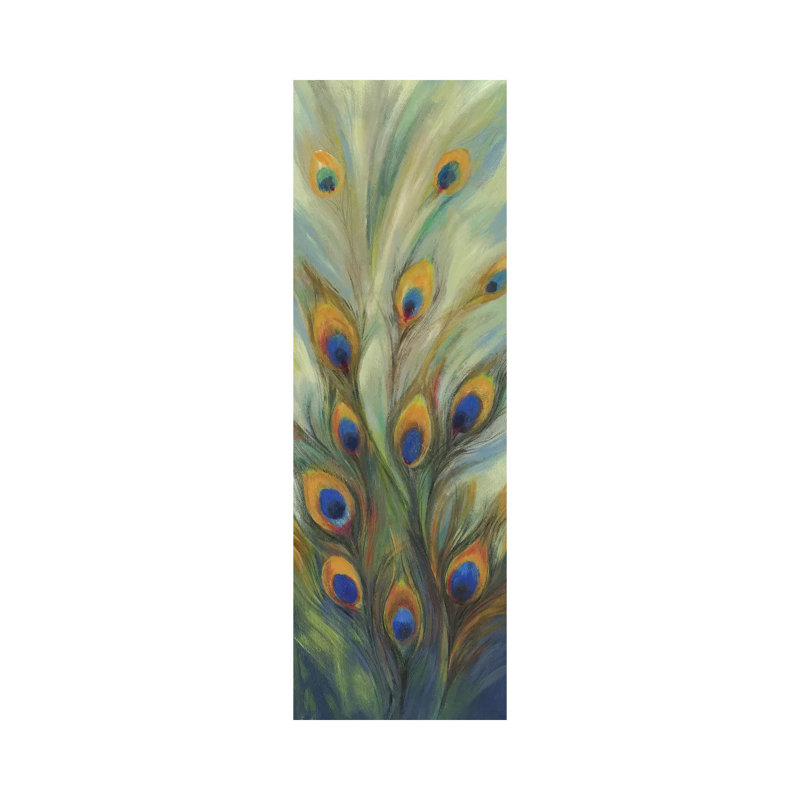 Peacock Tale by PI Studio - Wrapped Canvas Panoramic Painting, 121.92 cm H x 40.64 cm W x 3.175 cm D
