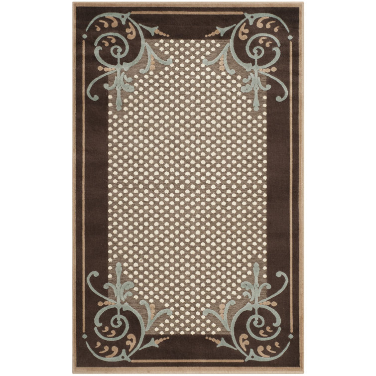 Scrollwork Martha Stewart Performance Geometric Rug