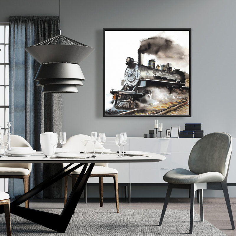 «Vintage Steam Train» sur toile