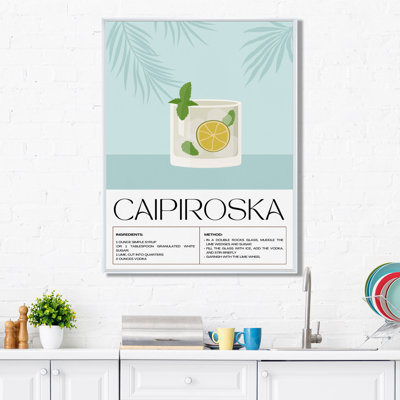 «Lime Caipiroska», impression d'art mural