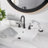 2-handle Bathroom Faucet with Drain Assembly-86794417