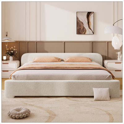 Lit tapissier très grand King Cozy