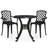 Minda Round 2 - Person Aluminum Bistro Set-1222398710