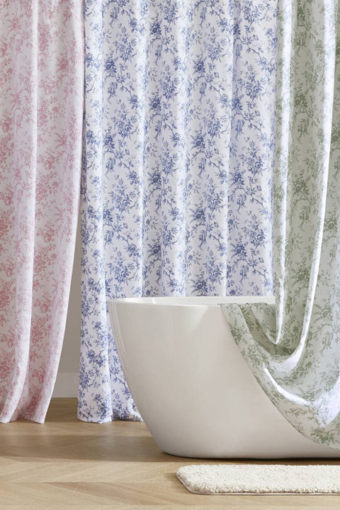 Timeless Floral Shower Curtains