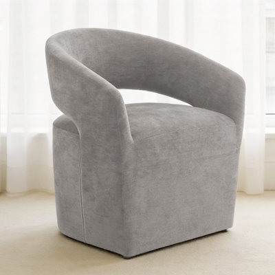 Chenille Roller Armchair