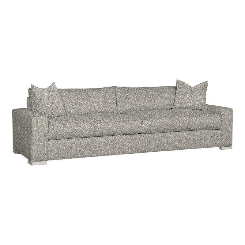 Paxton Upholstered 109'' Sofa, Tarbee Pebble, Casa Blanca