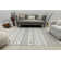 Ildiko KN40B Etheral Light Moroccan Tribal White Area Rug, 5'0" X 7'0"