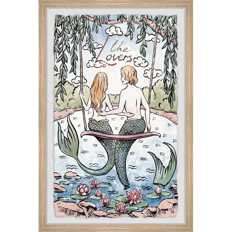 The Lovers - Cadre photo, impression sur papier, H 36 po x l 24 po x 1,5 po