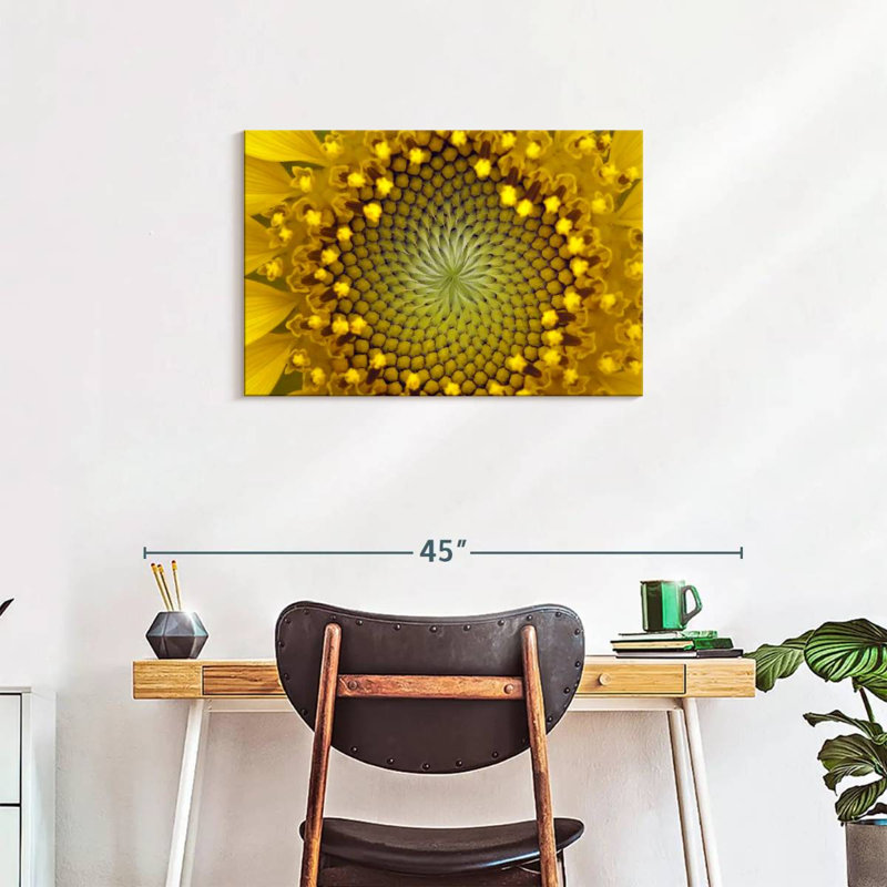Harnek Symmetric Sunflower, 20" H x 30" W