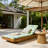 79.6" L Acacia Solid Wood Frame Patio Chaise Lounge, With Folding Cushion Outdoor Recliner Lounge Chair For Poolside, Deck Or Backyard-94217384-94217378-94217387