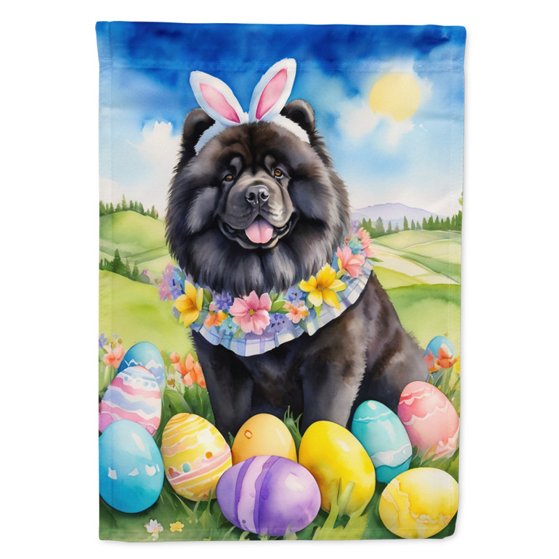 Easter Egg Hunt Double Sided 40'' H x 28'' W Polyester Easter House Flag