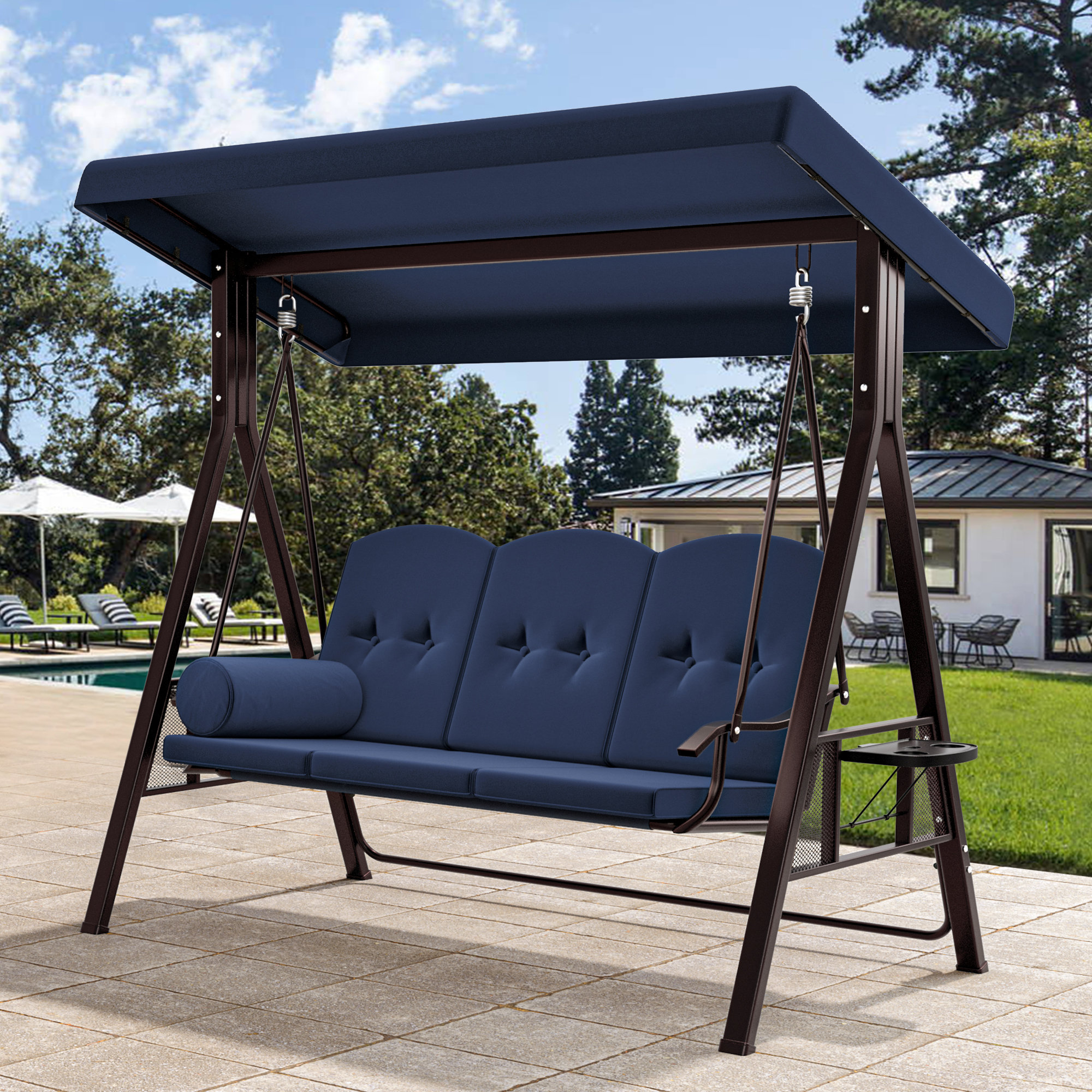 Arlmont & Co. Kenston Porch Swing & Reviews | Wayfair