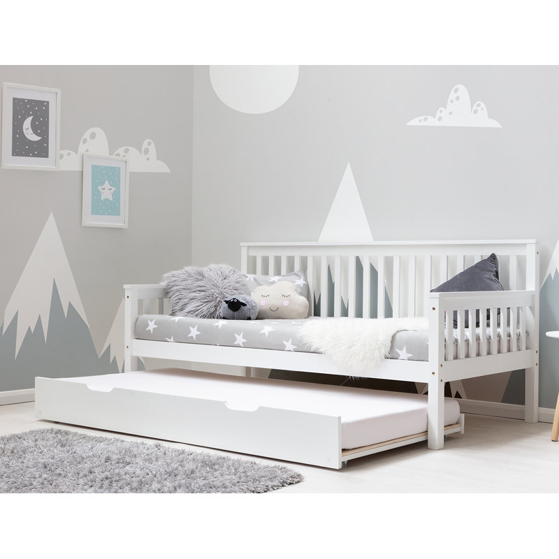 Demers Manufactured Wood Daybed, White, Single (3')