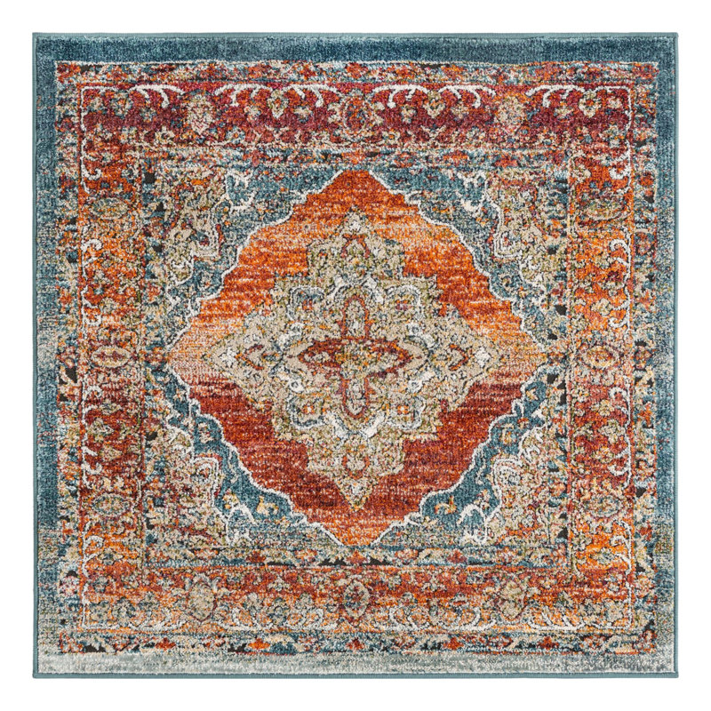 Alresford Oriental Indoor Rug, Square 4'1"
