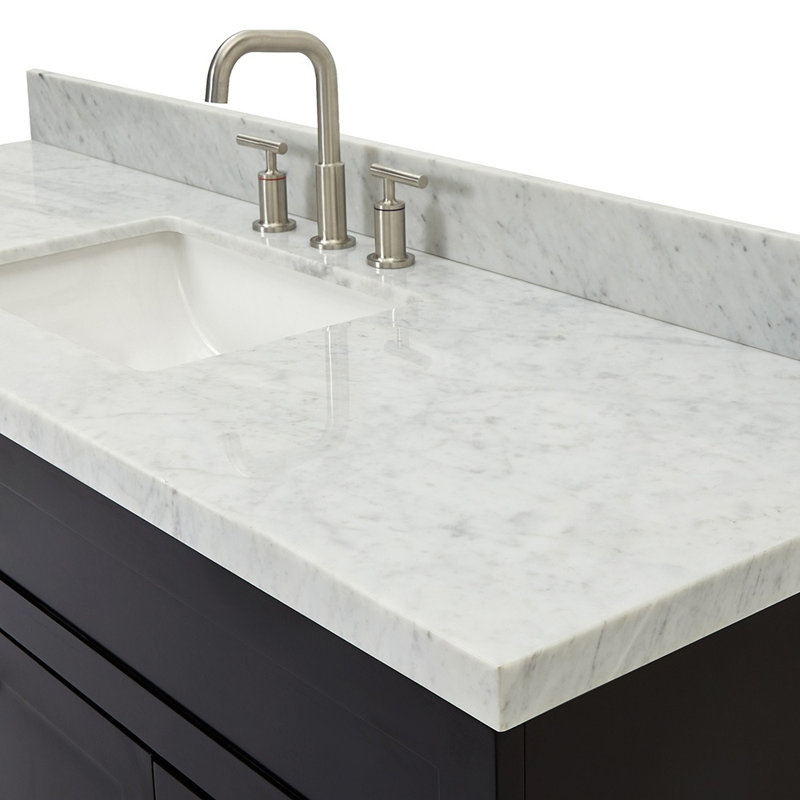 Ensemble de meuble-lavabo simple 61 po Hamlet, Noir